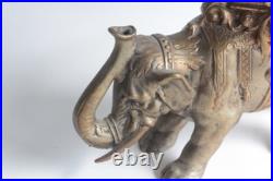 Brûle parfum Lampe à huile orientaliste bronze Éléphant XIXe siècle (73170) Brûle parfum Lampe à huile orientaliste bronze Éléphant XIXe siècle (73170)