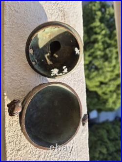 Brûle-parfum chinois en bronze XIXe siècle Couvercle crapaud Encensoir