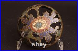 Brûleur de parfum chinois en bronze cloisonné, XIXe siècle ou avant, Top
