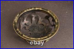 Brûleur de parfum chinois en bronze cloisonné, XIXe siècle ou avant, Top