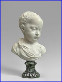 Buste XIXe siècle bronze Roi Henri IV enfant d'après Germain Pilon Antique bust