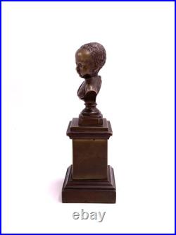 Buste XIXe siècle bronze Roi Henri IV enfant d'après Germain Pilon Antique bust Buste XIXe siècle bronze Roi Henri IV enfant d'après Germain Pilon Antique bust