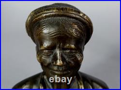Bustes d'une femme & un homme annamites bronze Vietnam. Fin du XIXe siècle C181 Bustes d'une femme & un homme annamites bronze Vietnam. Fin du XIXe siècle C181