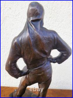 C Meunier, Le Debardeur Du Port d'Anvers, Bronze Signé, XIXe siècle