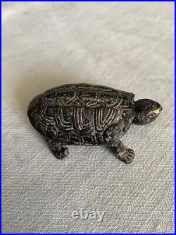 CHINE, XVIII-XIXe siècle. Tortue Presse Papier en bronze Chinese bronz turtle