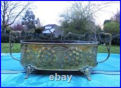 Cache pot ancien laiton bronze XIX siècle