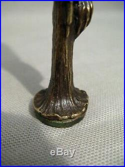 Cachet sceau en bronze signé Fremiet la grenouille époque XIX ème siècle