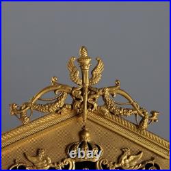 Cadre Photo Ancien Bronze Ciselé Napoléon III XIXe Siècle Original