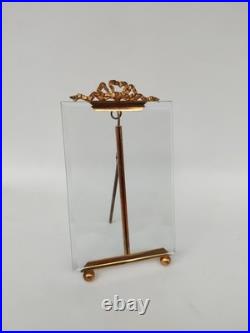 Cadre Photo En Bronze Et Verre Biseauté, XIX Ème Siècle