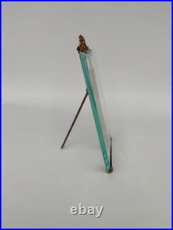 Cadre Photo En Bronze Et Verre Biseauté, XIX Ème Siècle