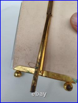 Cadre Photo En Bronze Et Verre Biseauté, XIX Ème Siècle Cadre Photo En Bronze Et Verre Biseauté, XIX Ème Siècle