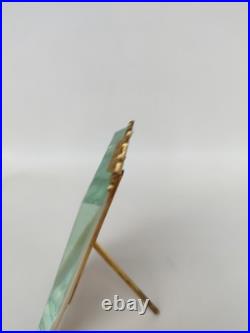 Cadre Photo En Bronze Et Verre Biseauté, XIX Ème Siècle Cadre Photo En Bronze Et Verre Biseauté, XIX Ème Siècle
