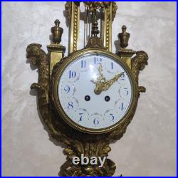 Cartel Pendule Bronze Doré XIX Siècle