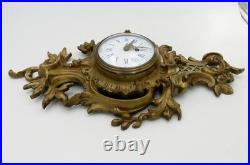 Cartel d'applique en bronze de style Louis XV, époque XIXe siècle, ancien