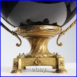 Centre de Table Ancienne Porcelaine Bronze France XIXe Siècle Original