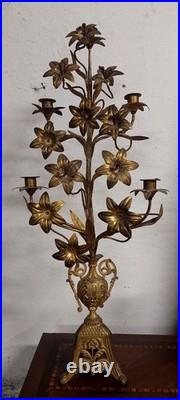 Chandelier En Bronze Doré France Fin XIX Siècle