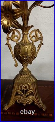 Chandelier En Bronze Doré France Fin XIX Siècle