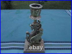 Chandelier ancien Chimere bronze XIX siècle France Chandelier ancien Chimere bronze XIX siècle France