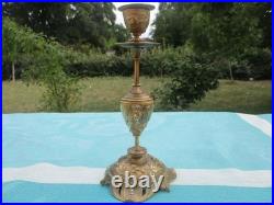 Chandelier ancien Deux angelots bronze XIX siècle France Chandelier ancien Deux angelots bronze XIX siècle France
