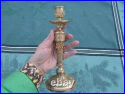 Chandelier ancien Empire Guirlandes bronze XIXe siècle