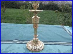 Chandelier ancien Empire Guirlandes bronze XIXe siècle