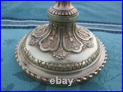 Chandelier ancien Empire Guirlandes bronze XIXe siècle