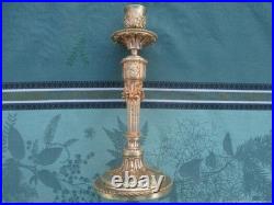 Chandelier ancien Empire Guirlandes bronze XIXe siècle