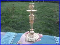 Chandelier ancien Empire Guirlandes bronze XIXe siècle