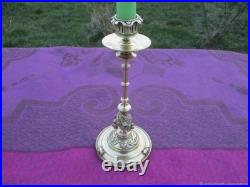 Chandelier ancien Framboise et Scarabées bronze XIXe siècle