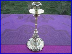 Chandelier ancien Framboise et Scarabées bronze XIXe siècle