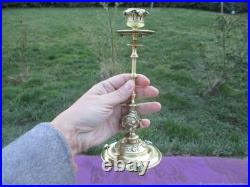 Chandelier ancien Framboise et Scarabées bronze XIXe siècle