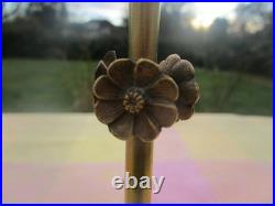 Chandelier ancien Pommes de pin Sabots bronze XIXe siècle France