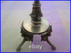 Chandelier ancien Pommes de pin Sabots bronze XIXe siècle France