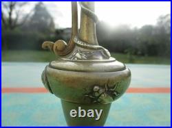 Chandelier ancien Scarabées serpent medaillons en bronze XIXe siècle Chandelier ancien Scarabées serpent medaillons en bronze XIXe siècle