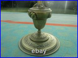 Chandelier ancien Scarabées serpent medaillons en bronze XIXe siècle