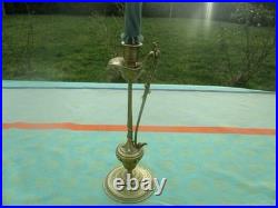 Chandelier ancien Scarabées serpent medaillons en bronze XIXe siècle