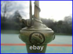 Chandelier ancien Scarabées serpent medaillons en bronze XIXe siècle