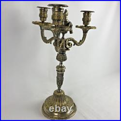 Chandelier/bougeoir candélabre BRONZE ARGENTÉ Louis XVI ancien XIXe siècle Chandelier/bougeoir candélabre BRONZE ARGENTÉ Louis XVI ancien XIXe siècle