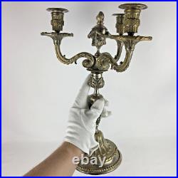 Chandelier/bougeoir candélabre BRONZE ARGENTÉ Louis XVI ancien XIXe siècle Chandelier/bougeoir candélabre BRONZE ARGENTÉ Louis XVI ancien XIXe siècle