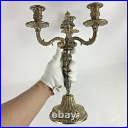 Chandelier/bougeoir candélabre BRONZE ARGENTÉ Louis XVI ancien XIXe siècle Chandelier/bougeoir candélabre BRONZE ARGENTÉ Louis XVI ancien XIXe siècle