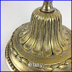 Chandelier/bougeoir candélabre BRONZE ARGENTÉ Louis XVI ancien XIXe siècle Chandelier/bougeoir candélabre BRONZE ARGENTÉ Louis XVI ancien XIXe siècle