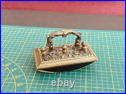 Charmant ancien buvard d'encre en bronze, France, XIXe siècle