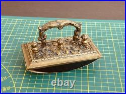 Charmant ancien buvard d'encre en bronze, France, XIXe siècle
