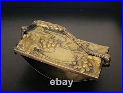 Charmant ancien buveur d'encre en bronze, France, XIXe siècle