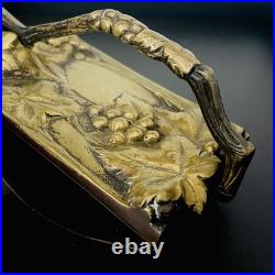 Charmant ancien buveur d'encre en bronze, France, XIXe siècle