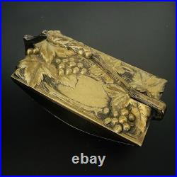 Charmant ancien buveur d'encre en bronze, France, XIXe siècle