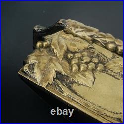 Charmant ancien buveur d'encre en bronze, France, XIXe siècle