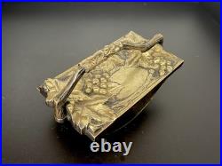 Charmant ancien buveur d'encre en bronze, France, XIXe siècle