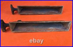 Chenet Cheminée fonte de fer et bronze Statue lions ailés XIX siècle Griffons