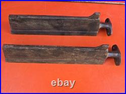 Chenet Cheminée fonte de fer et bronze Statue lions ailés XIX siècle Griffons